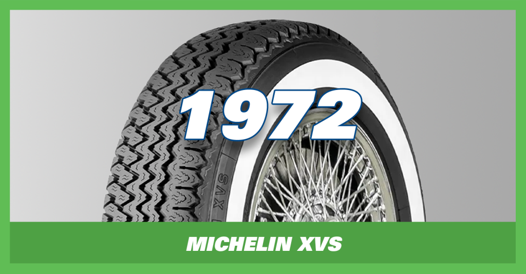 Année de lancement du pneu Michelin XVS